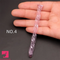 3.74in Threaded Glass Small Dildo G-spot Stimulator For Anal Orgasm