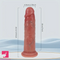 7.87in Soft Silicone Dildo With Sliding Skin For G-spot Vaginal Anal Love