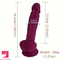 7.28in Lifelike Curved Beginner Dildo Toy For G-Spot Clit Masturbation