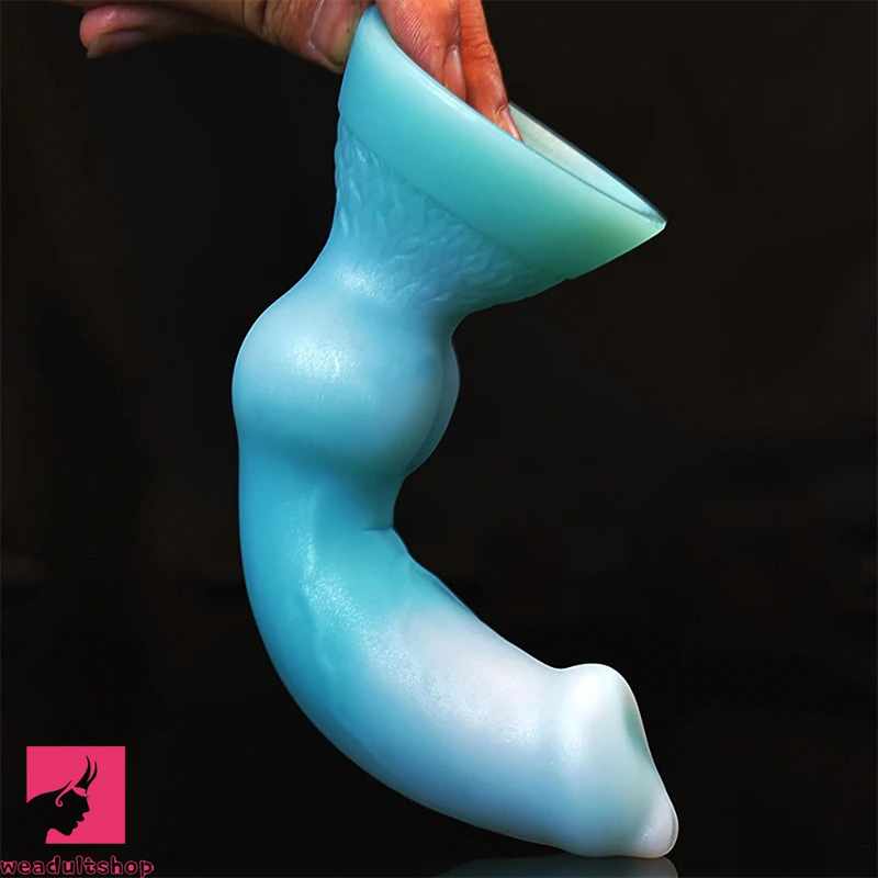 7.28in Monster Exotic Realistic Dog Silicone Soft Animal Cock Dildo