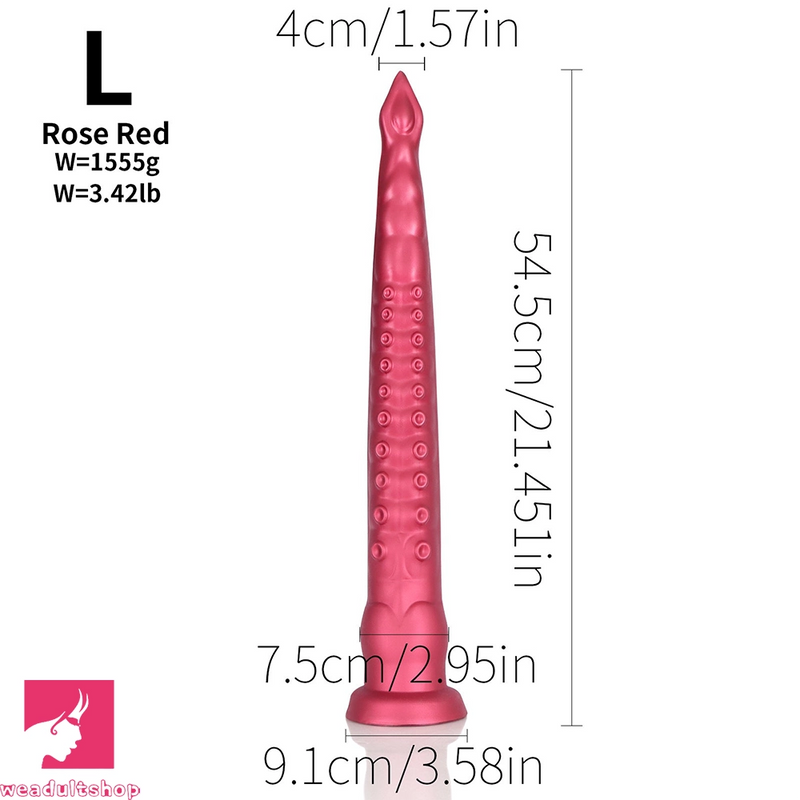 12.2in 17.51in 21.45in Long Tentacle Monster Huge Silicone Cock Dildo