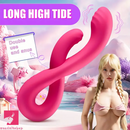 8.74in Dual Heads Vibrating Automatic Dildo For Clit Simultaneous