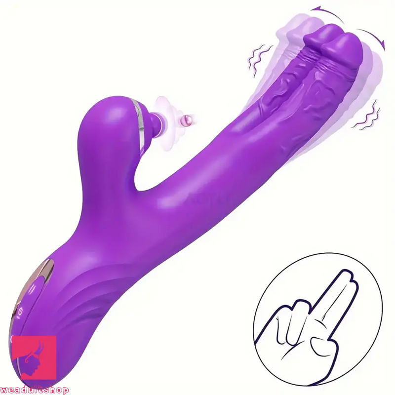 8.83in Powerful Dual-Head G-Spot Clitoral Stimulator Electric Dildo