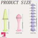 3.62in 4.57in 5.16in Small Anal Beads Soft Silicone Real Plug Dildo