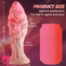 7.1in Soft Silicone Fantasy Fire Feeling Monster Dildo For Women Sex