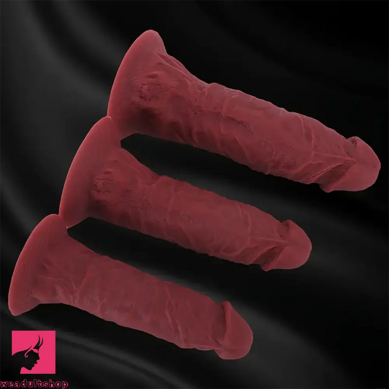 7.28in 8.07in 9.44in Big Thick Soft Silicone Dildo For Orgasm Sex Use