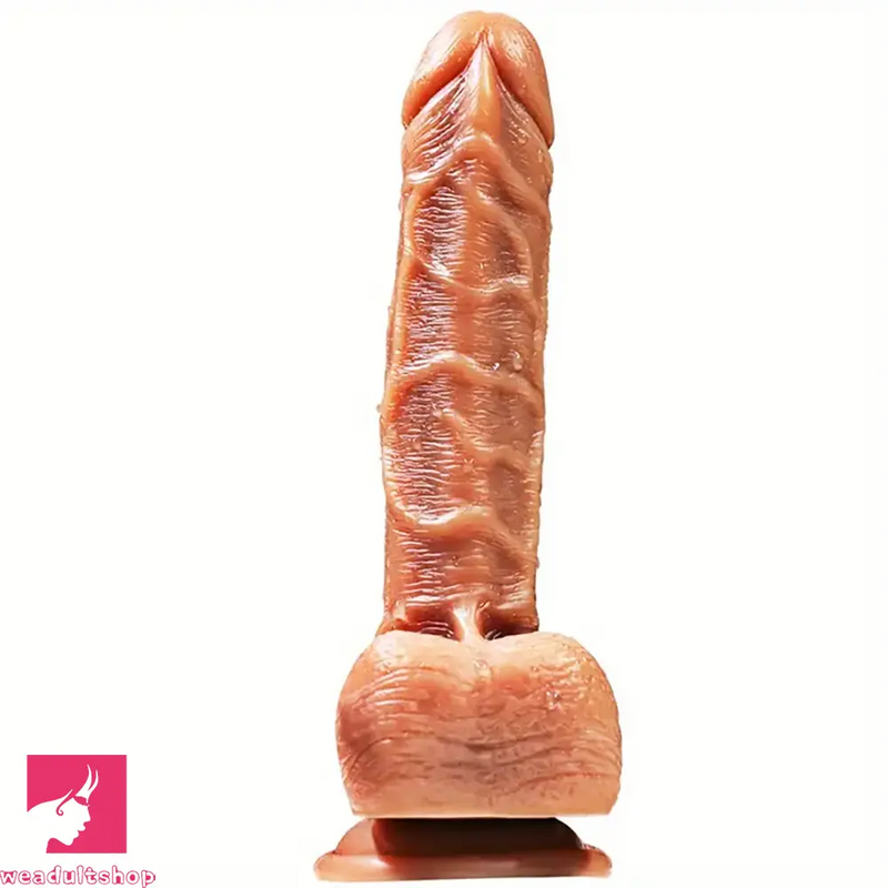 7.87in Double Layer Silicone Realistic Personal Massager Cock Dildo