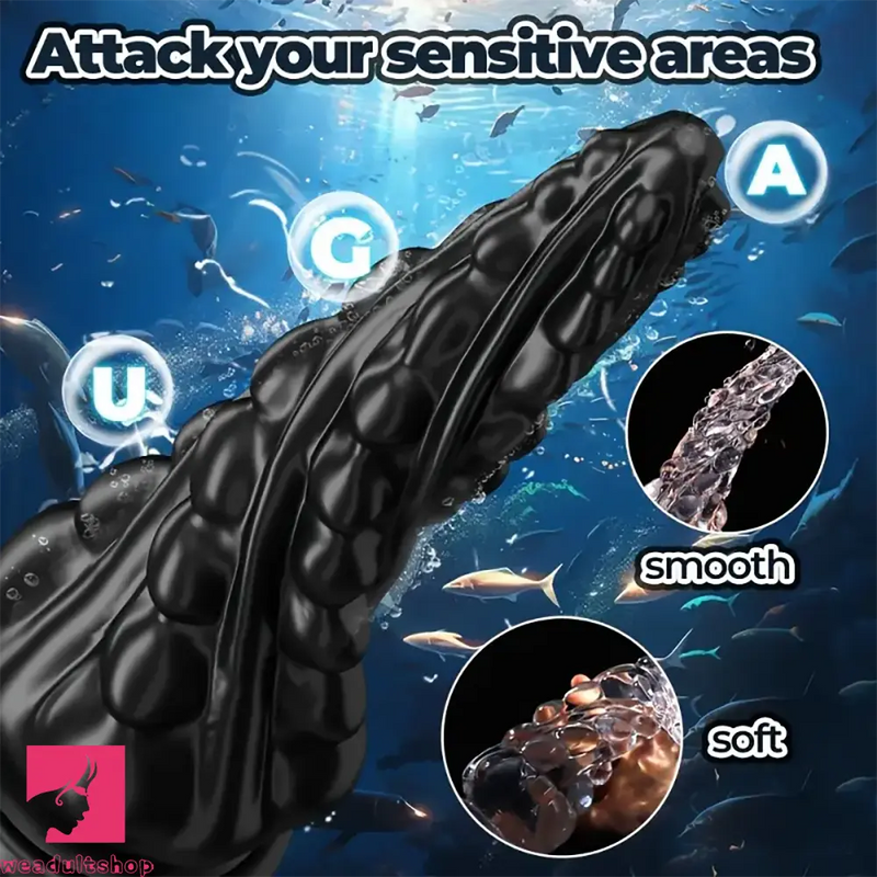 7.87in 8.55in Spiked Clear Black Big Dildo For Women Men Adult Sex