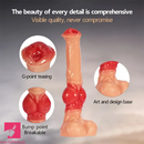 11.8in 13.3in 14.9in Big Long Knot Dog Cock Dildo For G-Point Sex