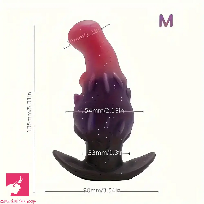 4.53in 5.31in 6.3in Monster Silicone Soft Small Dildo G-spot Prostate