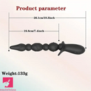 10.3in Rechargeable Vibrating Anal Plug Dildo Flexible Bullet Penis Vibrator