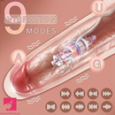 10in 3in1 Thrusting Vibrating Rotation Automatic Big Realistic Pleasure Dildo