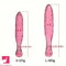 6.3in 6.69in Glass Pink Spiked Dildo Adult Sex Toy For Clit Masturbation