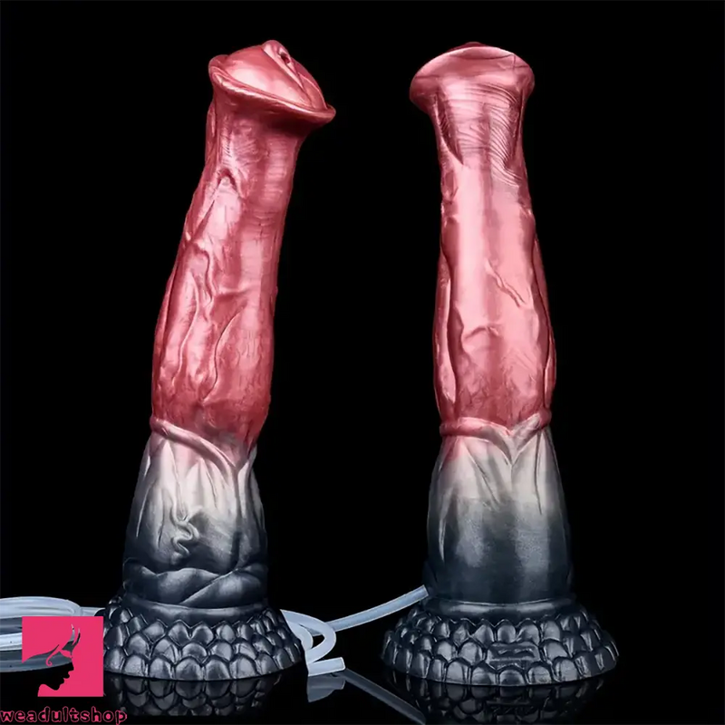 11.22in Big Horse Cock Silicone Soft Animal Penis Dildo Vaginal Sex