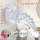 9in Monster Big Clear Dragon Suction Cup Dildo For Female Sex Toy