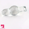 4.65in 4.92in 5.9in 6.89in Transparent Clear Small Glass Dildo