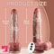 10in 3in1 Thrusting Vibrating Rotation Automatic Big Realistic Pleasure Dildo