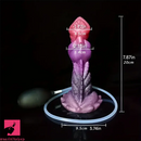 7.87in Liquid Silicone Soft Fantasy Odd Monster Squirting Wide Dildo