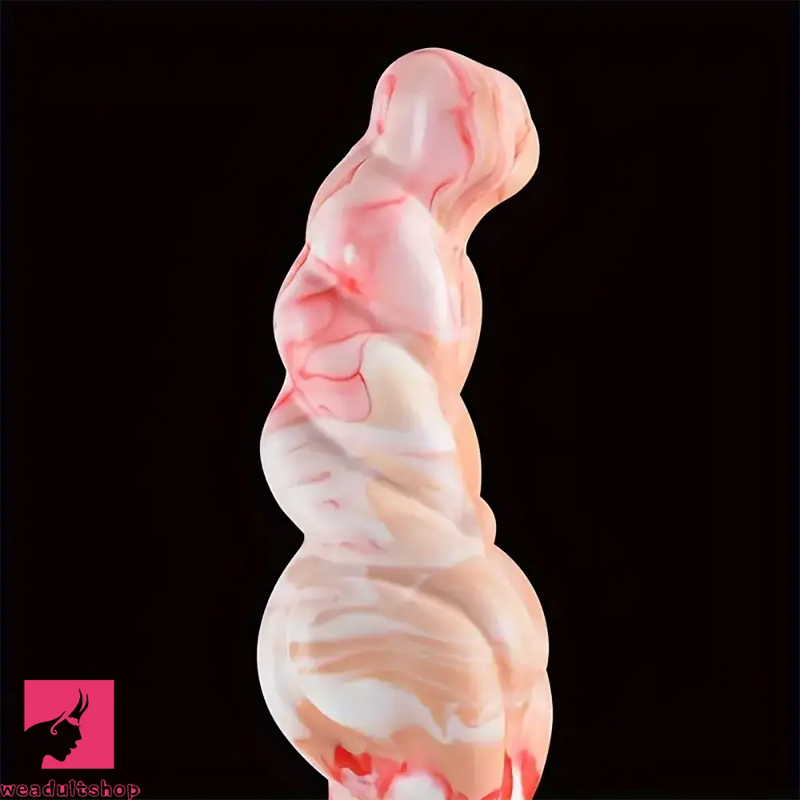 7.3in Soft Silicone Fantasy Fire Feeling Monster Dildo For Female Orgasm