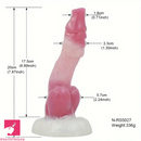 7.87in Realistic Animal Dog Knot Soft Silicone Odd Dildo For Women