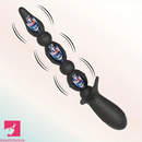 10.3in Rechargeable Vibrating Anal Plug Dildo Flexible Bullet Penis Vibrator