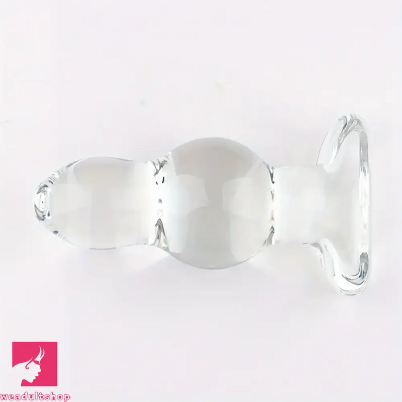 4.65in 4.92in 5.9in 6.89in Transparent Clear Small Glass Dildo