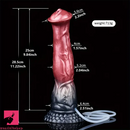 11.22in Big Horse Cock Silicone Soft Animal Penis Dildo Vaginal Sex