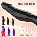 4.92in 5.51in 6.69in Realistic Anal Female Male Dildo For Anal Sex