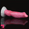 7.68in Soft Silicone Dog Knot Realistic Animal Dildo For Men Women