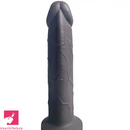 8.66in Real Silicone Soft Ebony Big Dildo For Adults G-Spot Pleasure