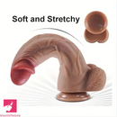 9.4in Realistic Big Silicone Soft Suction Cup Dildo For Female Sex