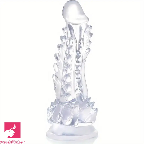 9in Monster Big Clear Dragon Suction Cup Dildo For Female Sex Toy