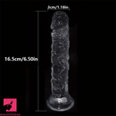 6.5in 7.28in Clear Soft Dildo For Women Men G-Spot Massager Sex