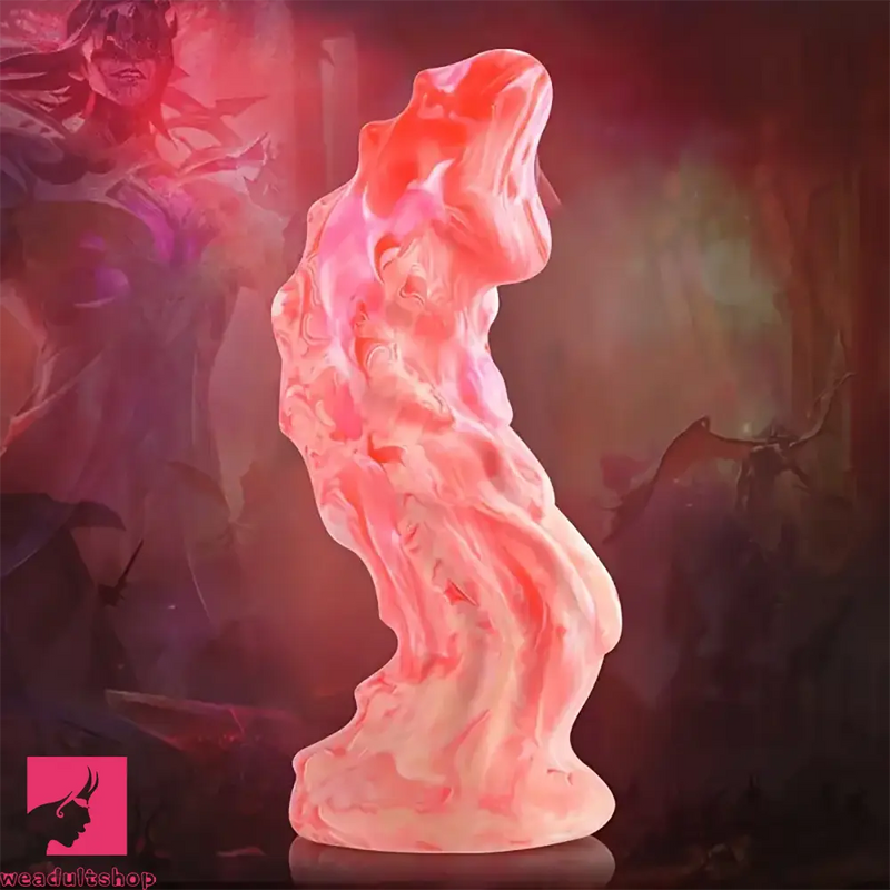 7.1in Soft Silicone Fantasy Fire Feeling Monster Dildo For Women Sex