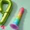 6.7in Liquid Silicone Rainbow Soft Dildo For Intense Pleasure Masturbator