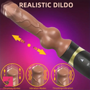 10.4in Realistic Silicone Dildo Thrusting Vibrating Sex Gun Pleasure