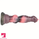 7.08in Dog Animal Knot Dildo Silicone Soft Sex Toy For G Spot Sex