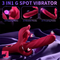 7.5in Multiple Modes Thrusting Flapping Vibrating Silicone Auto Dildo