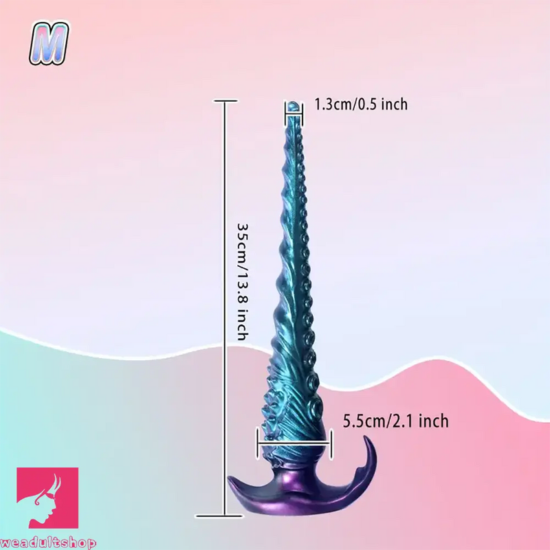 7.1in 13.8in 17.7in Long Tentacle Penis Dildo Silicone Octopus Butt Plug