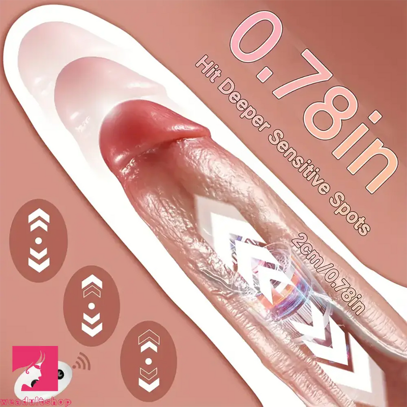 10in 3in1 Thrusting Vibrating Rotation Automatic Big Realistic Pleasure Dildo