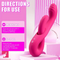 8.74in Dual Heads Vibrating Automatic Dildo For Clit Simultaneous