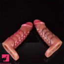 5.71in Silicone Soft Penis Sleeve Spiked Dildo For Anal G-spot Sex