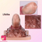 3.89in Animal Wolf Hair Grinder Soft Silicone Wearable Anal Dildo