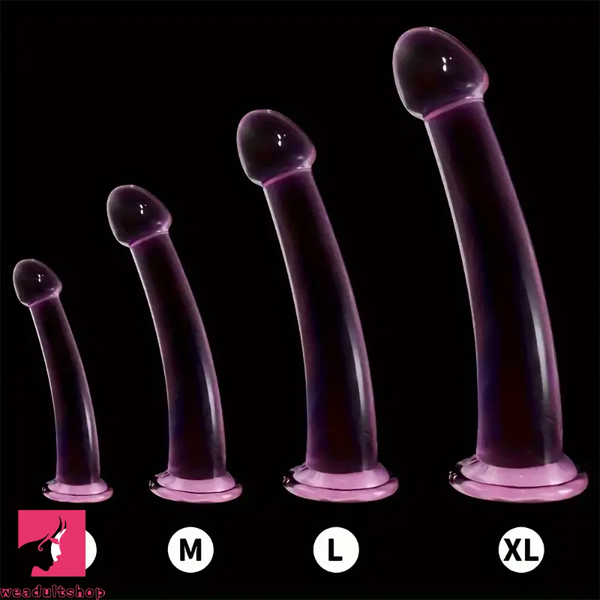 6.1in 6.89in 7.87in 8.66in Pink Anal Plug Dildo For Butt Clit Expander