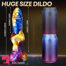 9.29in 3in1 Fantasy Knot Vibrating Thrusting Remote Control Dildo