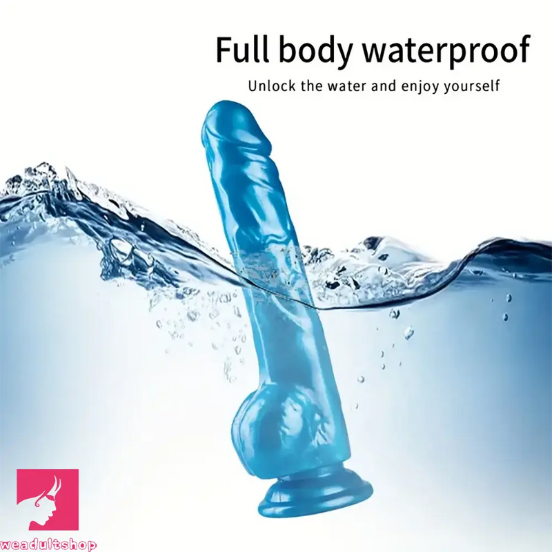 9.45in Big Real Suction Cup G Spot Dildo For Women Men Deep Play