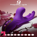 8.83in Powerful Dual-Head G-Spot Clitoral Stimulator Electric Dildo