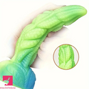 8.07in Liquid Silicone Soft Big Monster Dildo Clit Dilator Masturbator