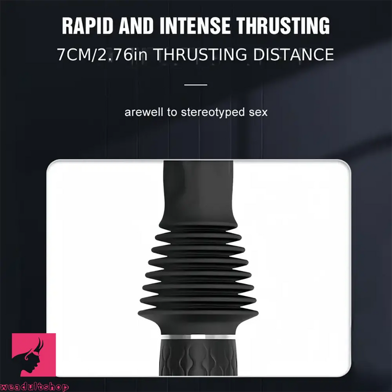 14.96in Thrusting Vibrating Dildo Gun Heating Fuck Sex Dildo Machine