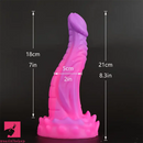 8.3in Big Soft Silicone Dragon Monster Dildo For Women Couples Clit